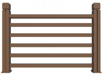 Anti-UV eco-friendly composite railing