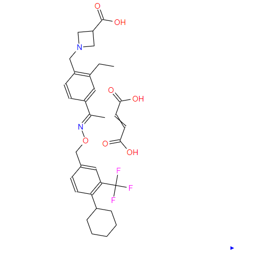 CAS: 1234627-85-0 Siponimod Fumarate 99 ٪