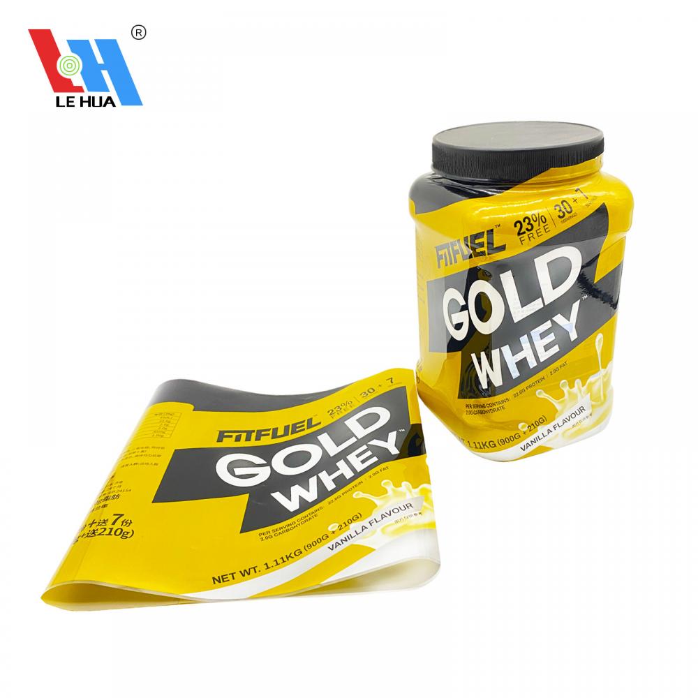 Whey Powder Shrink Wrap Label