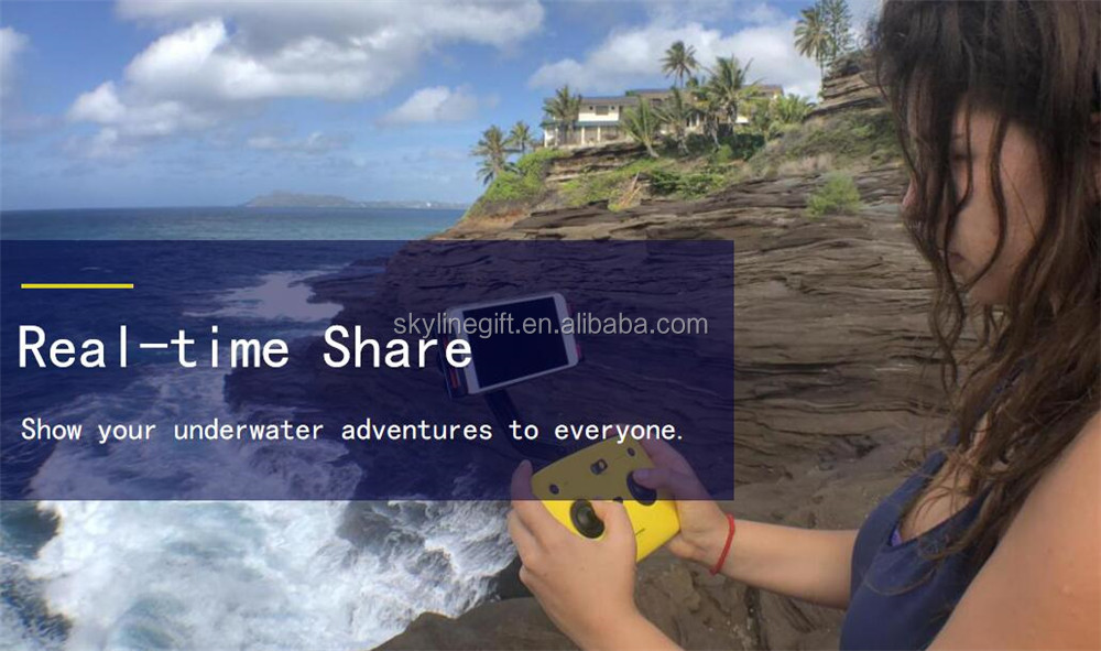 Gladius mini Underwater Diving to 330ft Drone with movable 4K Camera
