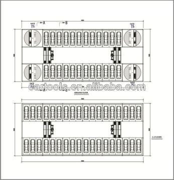 travelling stacker auto parking system solution