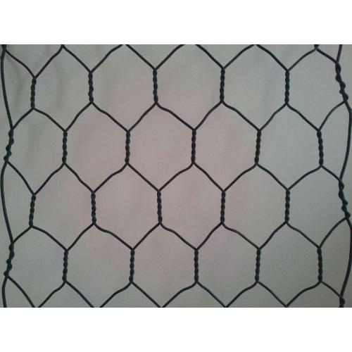 Jaring gabion galvanis berlapis PVC untuk dasar sungai