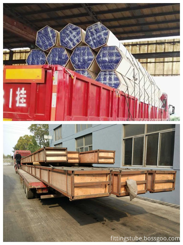 seamless pipe wooden box package