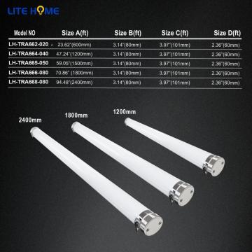Luminaires de tube LED de 5 pieds 50 watts