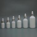 Boston glass bottle with dropper for cosmetic