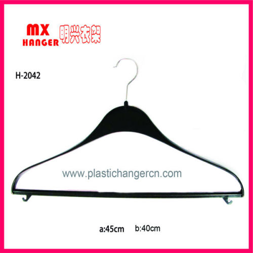 Mingxing plastic suit hanger ,pp suit hangers ,plastic suit hangers