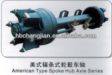 13 Ton American type Axle spoke hub axle