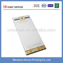Customized printing promotional fridge magnet notepad