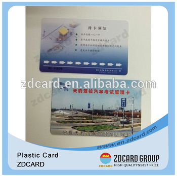 plastic frosted cards/plastic display card/black plastic business cards