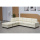 White PU l Shape Sectional Sofa Set