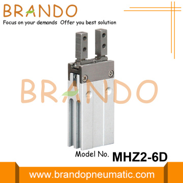 Cilindro pneumatico con pinza a 2 dita tipo SMC MHZ2-6D