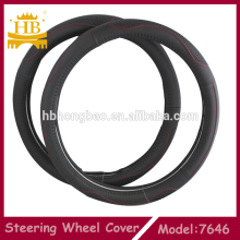 Nice pattern genuine leather steering wheel cover