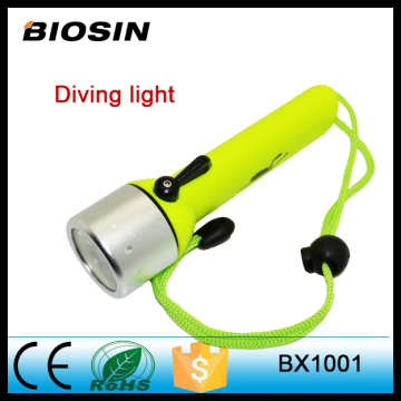 Unique design crank diving flashlight hand crank flashlight