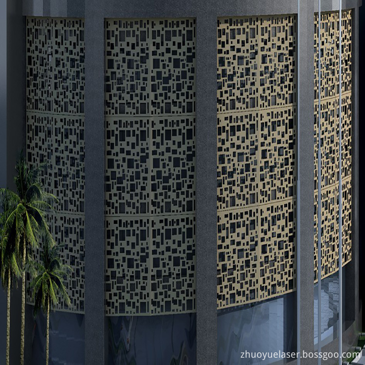 Laser Cut Curtain Wall