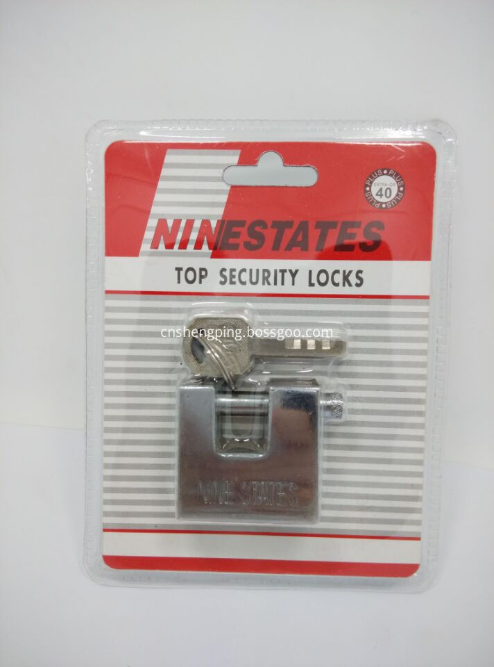 40MM High Quality Rectangle Blade Iron Padlock