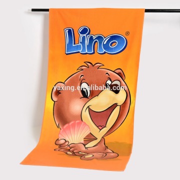 Microfiber reactive sea scenery printed personalized microfiber beach towels