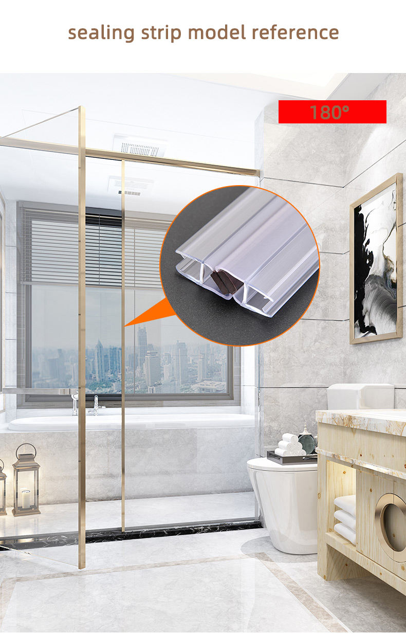 factory wholesale best price Shower Glass Door Seal waterproof shower glass rubber seal