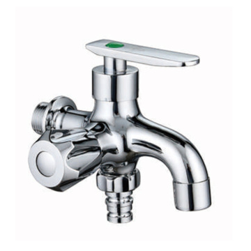 Chrome plated two handle water faucet taps