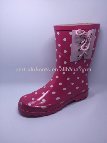 rubber soles sport rain boot shoes