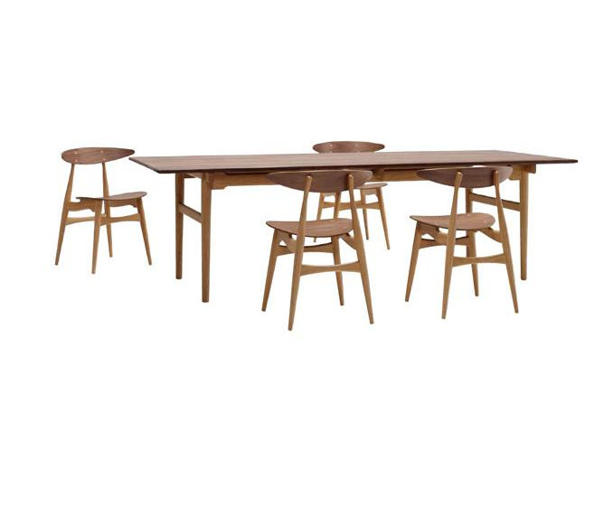 wegner CH327 wood dining table