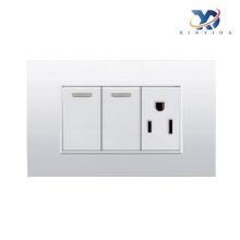Dual-Control Wall Switch Socket