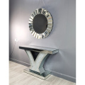 Tavolo console a specchio a specchio diamante moderno tritato