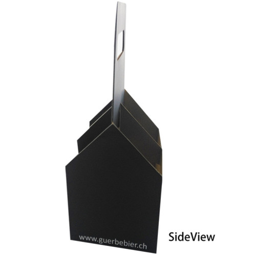 Black Matte Finishing Single Corrugated Paper Packaging Box