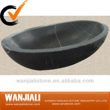 Black Stone Carved Bathtub