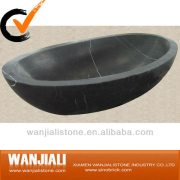 Black Stone Carved Bathtub