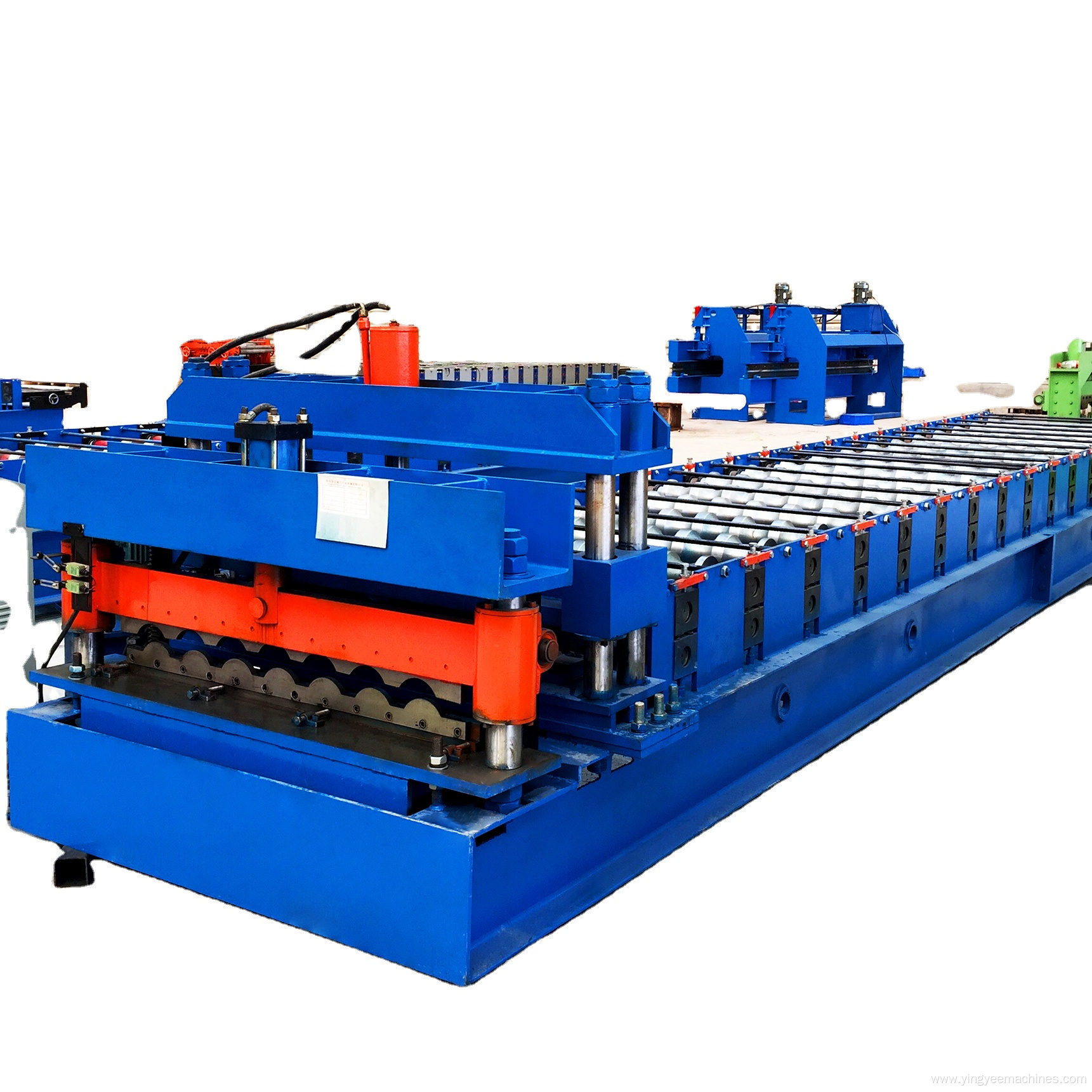 High-profile glazed metal roof tile roll forming machine