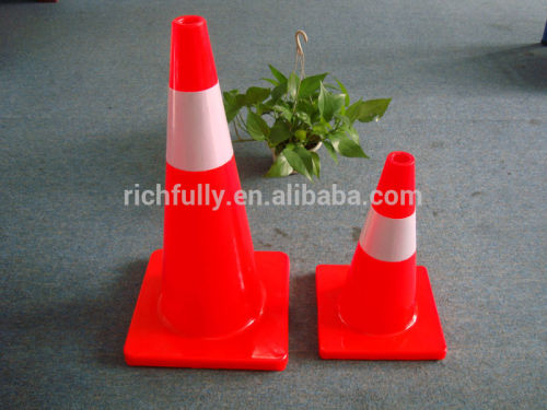 Fluorescent Orange PVC Traffic Cone, Road Safety Cone