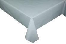 Solid Embossed Fabric Tablecloth Outdoor Table Covers