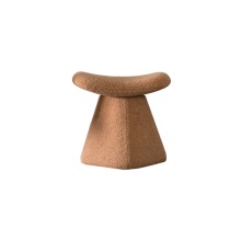 Luxury modern foot stool velvet lounge chair ottoman yellow pink velvet stools home stool