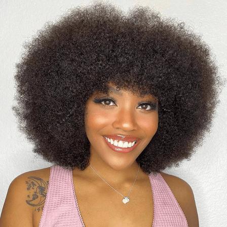 Medium Length Curly Synthetic Full Wig