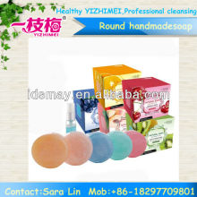 Round shape handmade soap