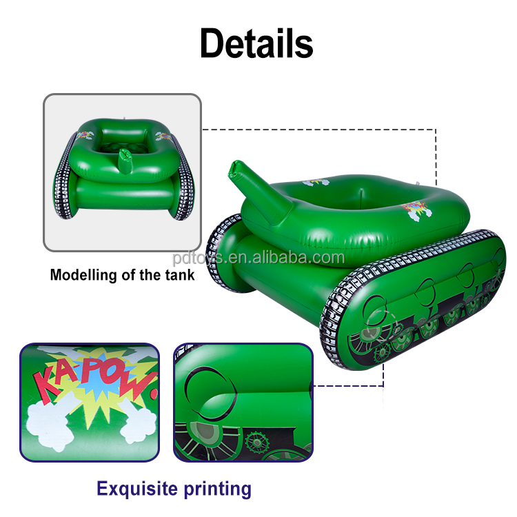 ODM OEM PVC tank Swimming pool baby pool float inflatable water float rider Water gun game toy beach floats floatie baby pool