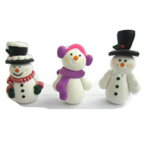 Polymer Clay Snowman Christmas Cake Topper Christmas Decoration
