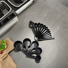 Portable Plastic Measuring Spoon Set for Kitchen and Coffee Accessories