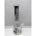 Glass Beaker Bongs with Baroque Cartoon Head Portrait