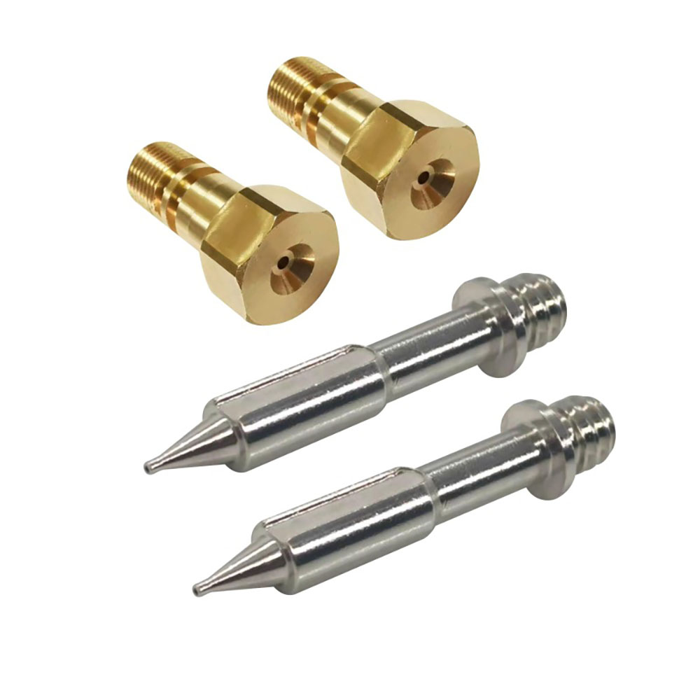 Brass nozzles turn-milling composite parts machining