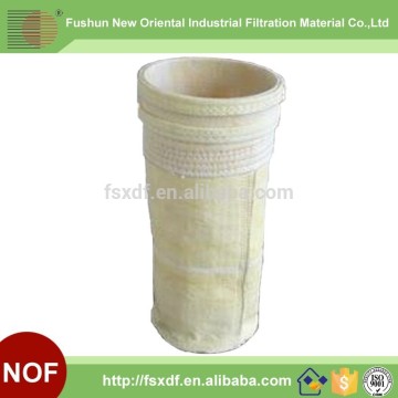 High temperature resistant fiberglass mix nomex dust filter bag/filter cloth