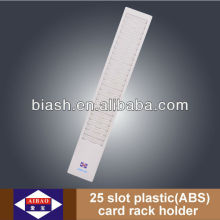 25 slot plastic(ABS) card rack holder, for time recorder