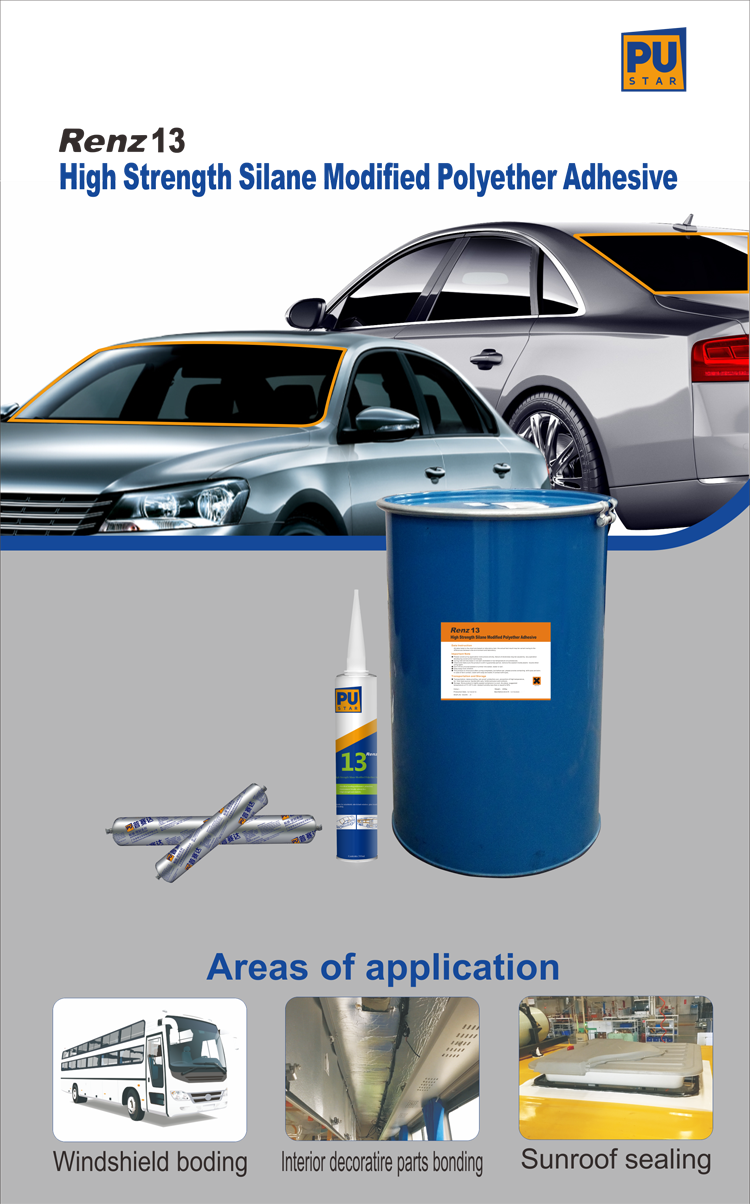 Silane Modified Polyether Automotive Adhesive for auto after market Renz13