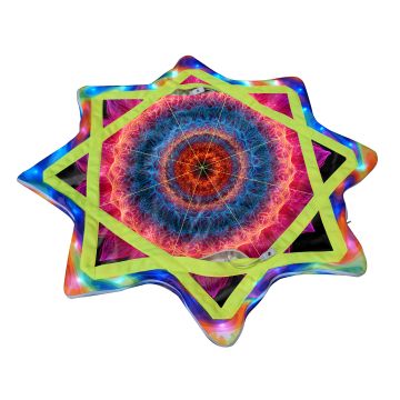 Gradient-designed flowstar for art-themed visual events