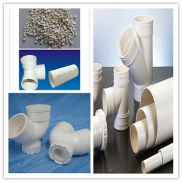 Plastic Raw Material Rigid PVC Granules for Pipe Grade