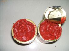 Tomato Paste in Tins of Easy Open