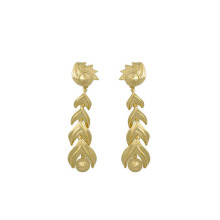 Glamour Gold Drop Earrings 1203-A