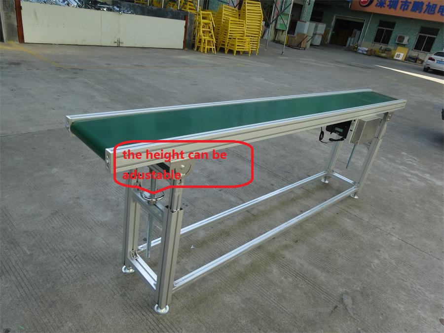 telescopic leg PVC belt conveyor