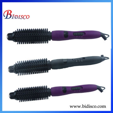 Hot wholesale hair curler comb/curling comb hair curling iron comb with PTC element and awivel cord