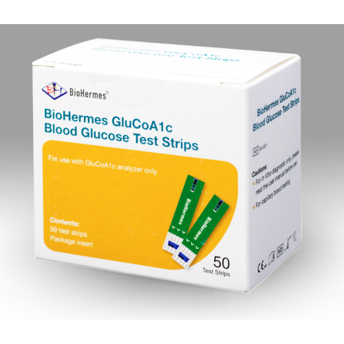 Prueba de glucosa en sangre BioHermes en casa